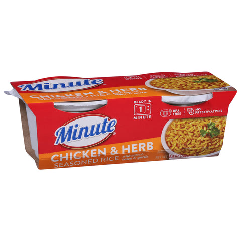 Minute Seasoned Chicken & Herb Seasoned Rice 8.8 oz