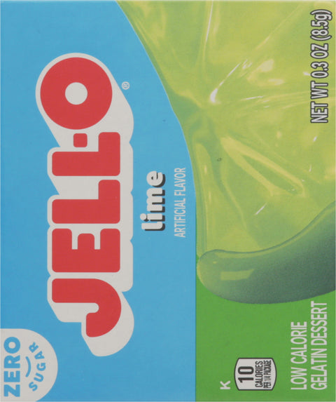 Jell-O Mix Gelatin Sugar Free Lime 0.3 OZ
