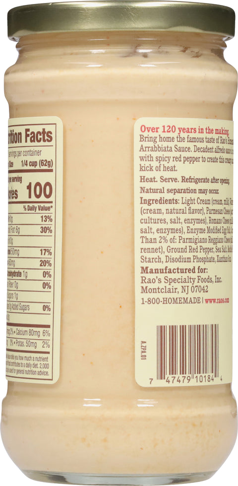 Rao's Alfredo Arrabbiata Sauce 15 OZ