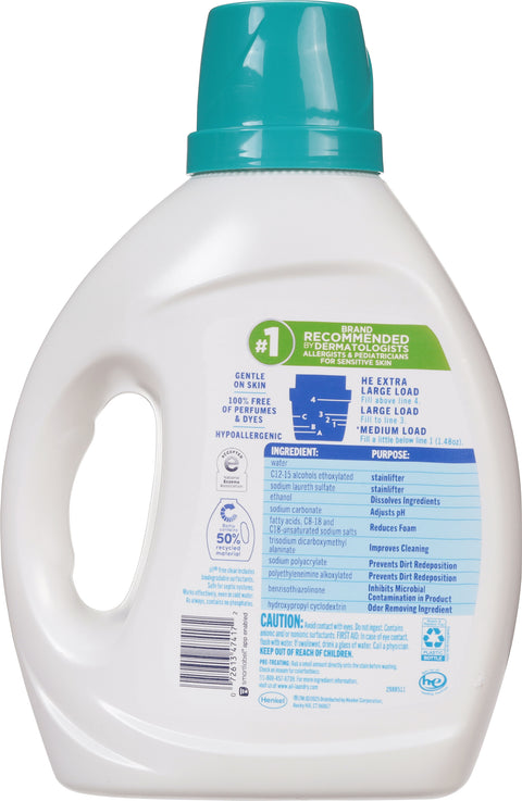 All Free Clear Odor Relief Detergent 73 fl oz