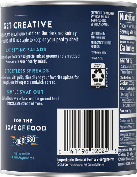 Progresso Beans Kidney Dark Red 19 OZ