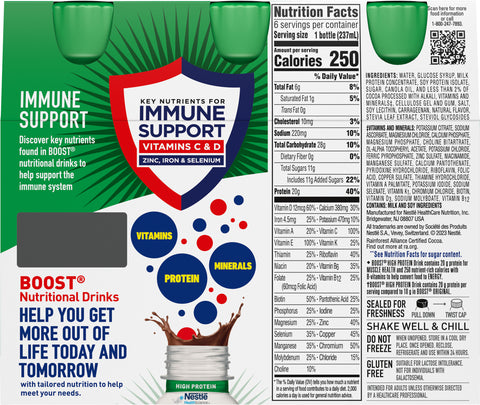 Boost Drinks High Protein Chocolate 48 FZ