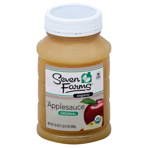 Seven Farms Applesauce 24 oz - 12 Pack