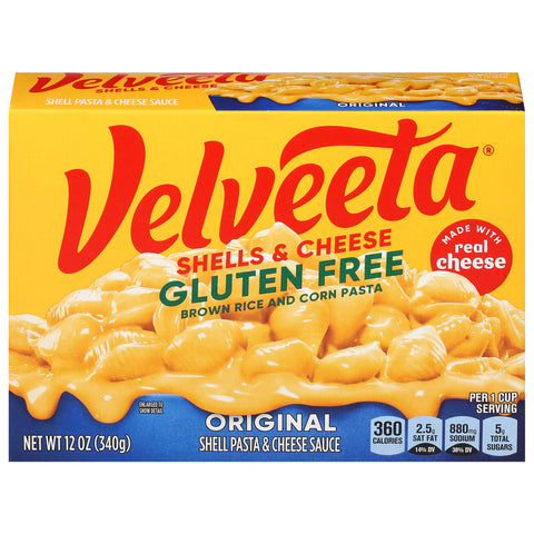 Velveeta Gluten Free Original Shells & Cheese 12 oz - 12 Pack