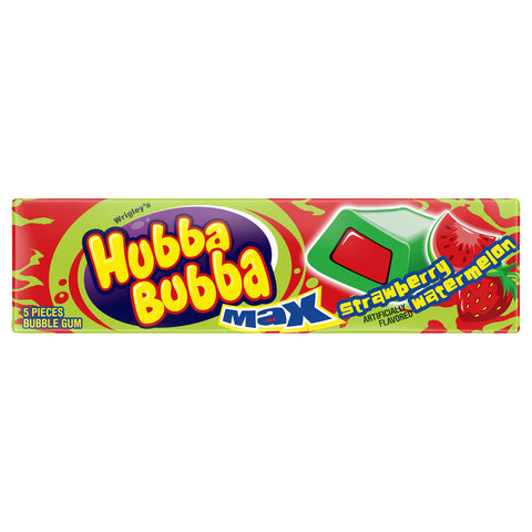 Hubba Bubba Strawberry Watermelon Gum 5 CT