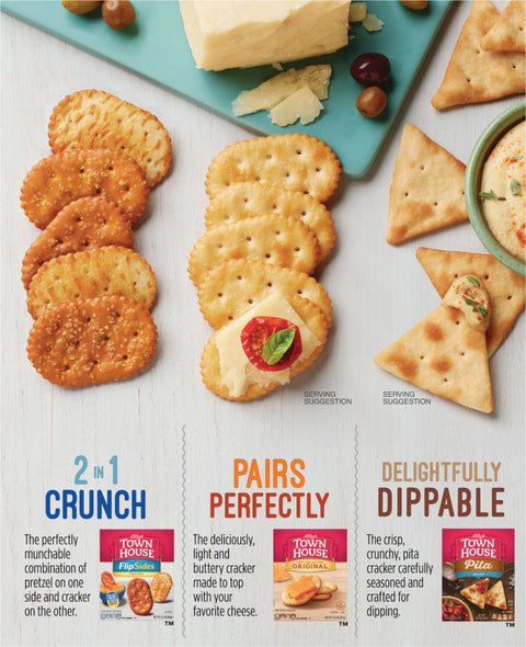 Kellogg's Townhouse Pretzel Crackers 10.2 OZ