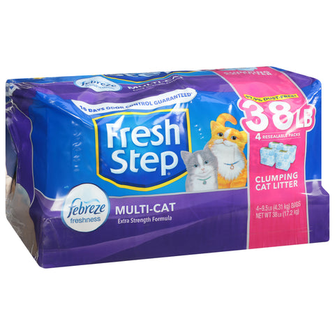 Fresh Step Multi Cat Scented Litter 38 LB