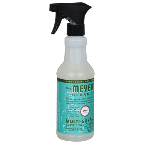 Mrs. Meyer's Clean Day Basil Multi-Surface Everyday Cleaner Spray 16 FZ
