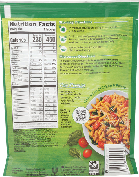 Knorr Pasta Sides Marinara Penne Pasta 4.4 oz
