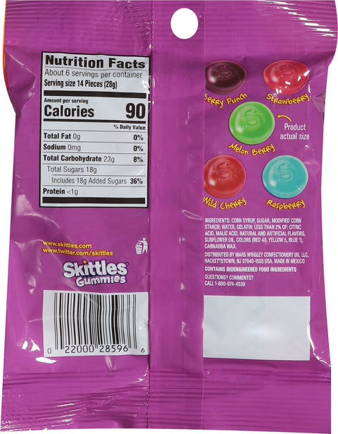 Skittles Wildberry Gummies 5.8 OZ