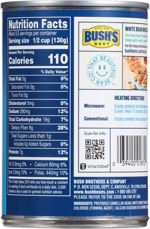 Bush's Beans Cannellini 15.5 OZ
