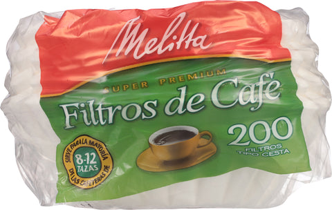 Melitta Coffee Filter Basket White 200 CT