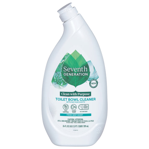 Seventh Generation Fresh Mint Scent Toilet Bowl Cleaner 24 FZ