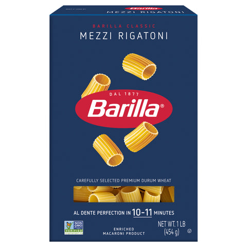 Barilla Pasta Mezzi Rigatoni 16 OZ