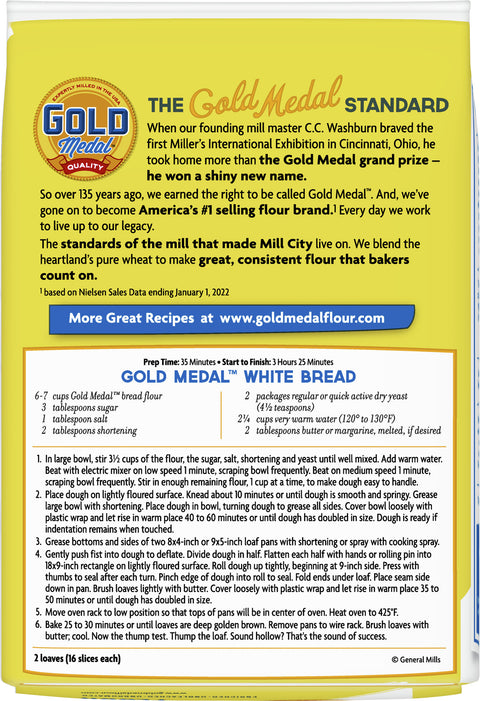 Gold Medal Bread Flour 5 LB