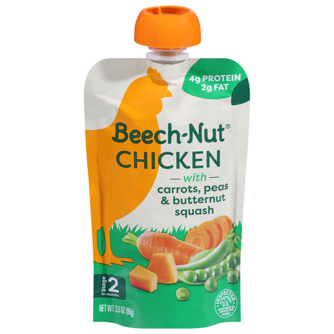 Beech-Nut Stage 2 (6+ Months) Chicken 3.5 oz - 12 Pack