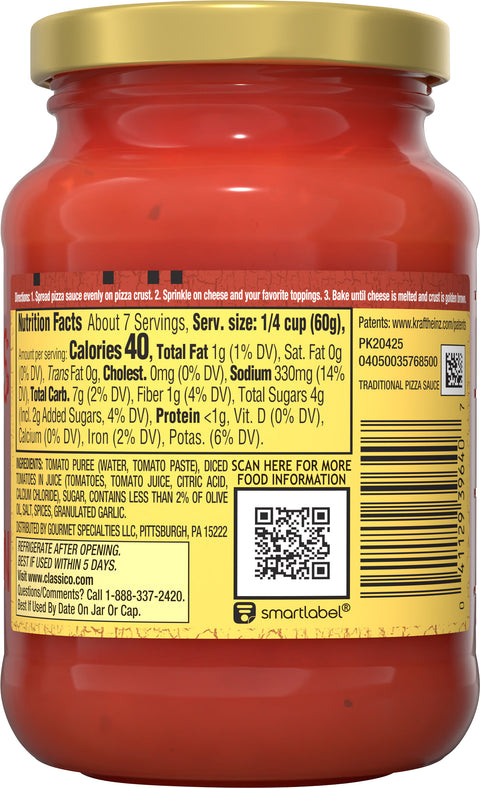 Classico Pizza Sauce 14 OZ