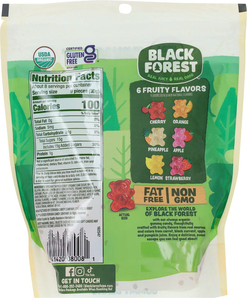 Black Forest Organic Gummy Bears 8 oz