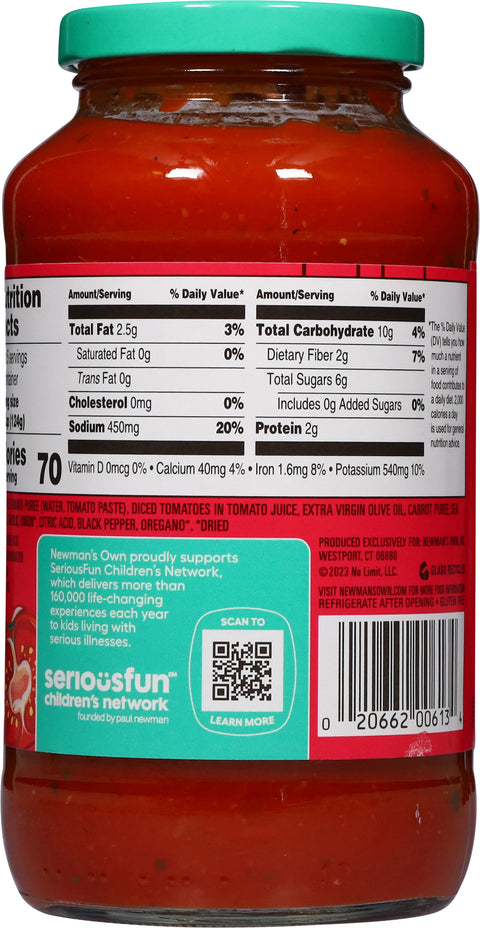 Newman's Own Marinara Sauce 24 OZ
