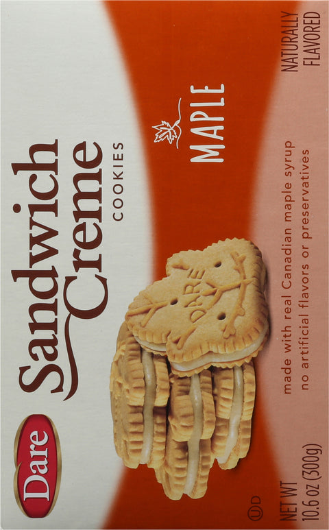 Dare Maple Creme Filled Sandwich Cookie 10.6 OZ