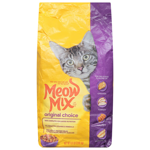 Meow Mix Original Choice Cat Food 6.3 LB