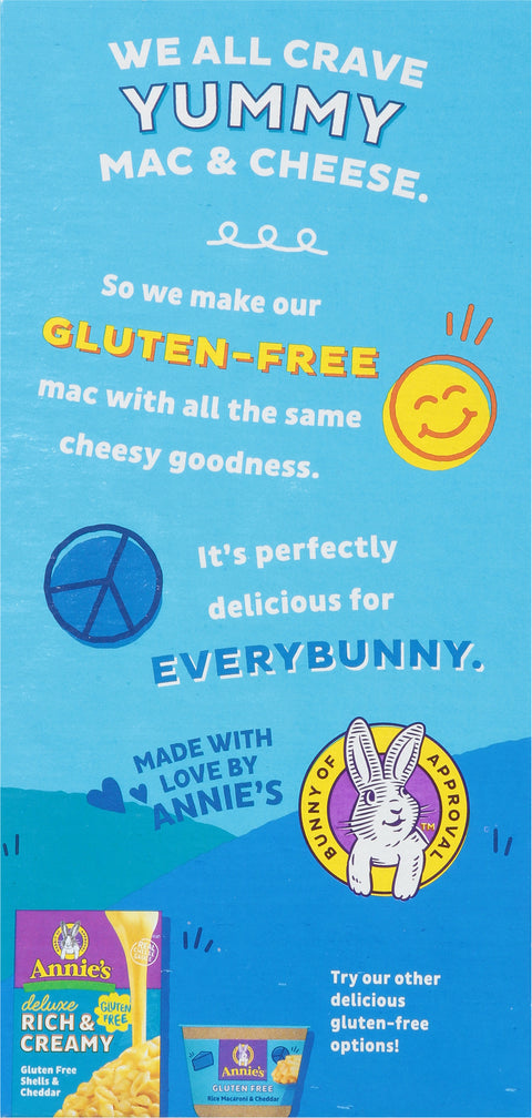 Annie's Homegrown Pasta Gluten Free Rice Pasta & Cheddar 6 OZ