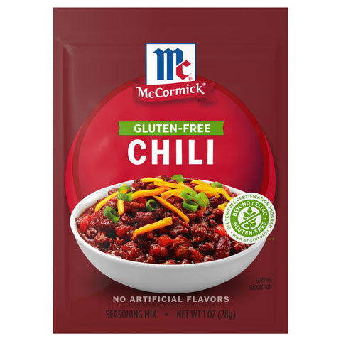 McCormick Gluten-Free Chili Seasoning - 1 OZ 12 Pack
