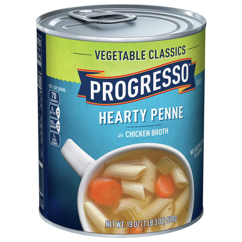 Progresso Vegetable Classics Soup Hearty Penne In Chicken Broth 19 OZ