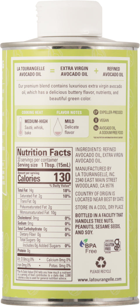 La Tourangelle Avocado Oil 16.9 FZ