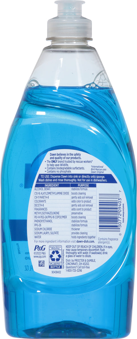 Dawn Ultra Original Dish Liquid 18 FZ