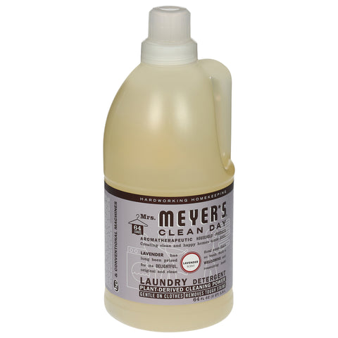 Mrs. Meyer's Clean Day Lavender Liquid Laundry Detergent 64 FZ