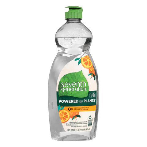 Seventh Generagtion Dish Soap Clementine Zest & Lemongrass Scent 19 FZ
