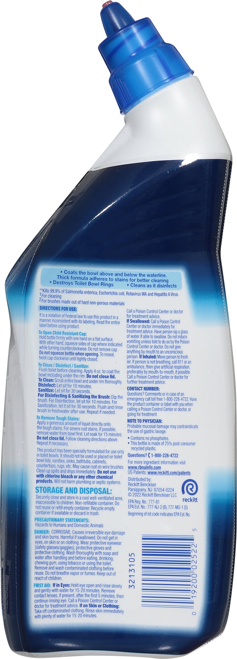 Lysol Power Toilet Bowl Cleaner 24 FZ