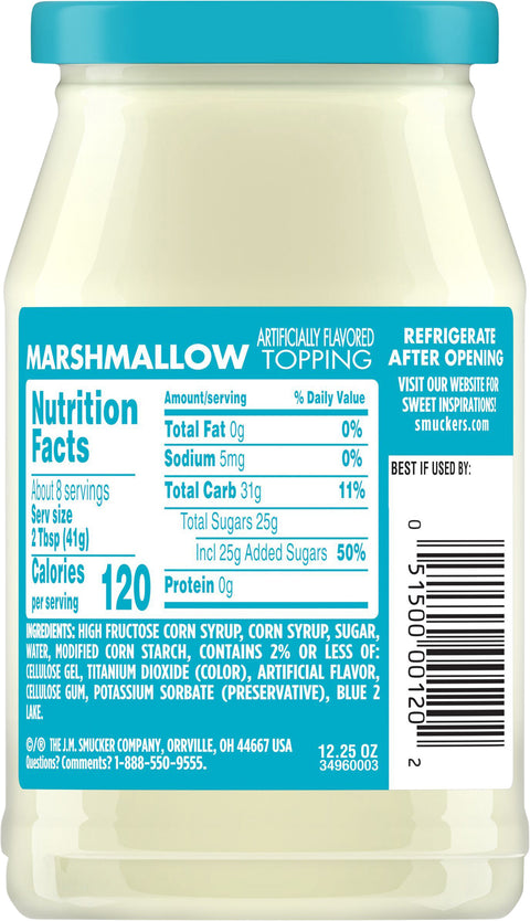 Smucker's Topping Marshmallow 12.25 OZ