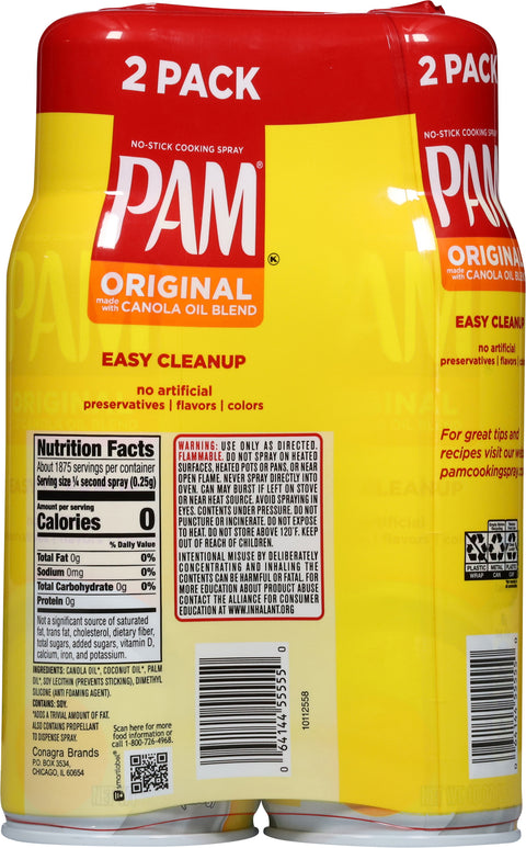 Pam Cooking Spray 20 OZ