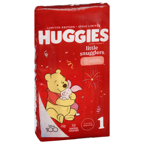 Huggies Little Snugglers Size 1 Diapers 32 CT