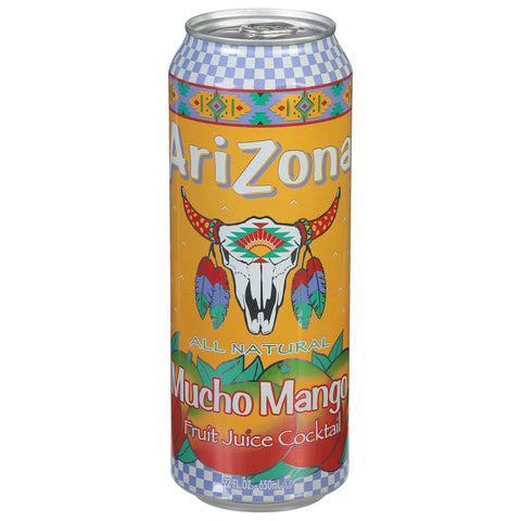 AriZona Mucho Mango Fruit Juice Cocktail 22 fl oz - 24 Pack