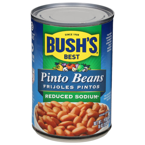 Bush's Beans Reduced Sodium Pinto 16 OZ