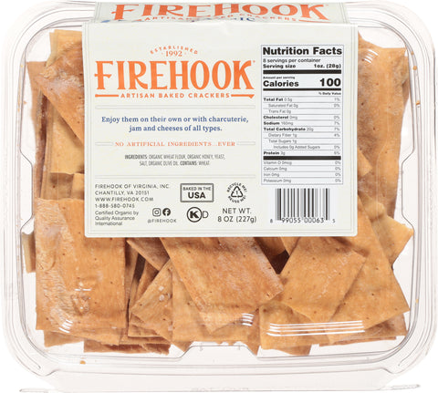 Firehook Baked Crackers 8 oz