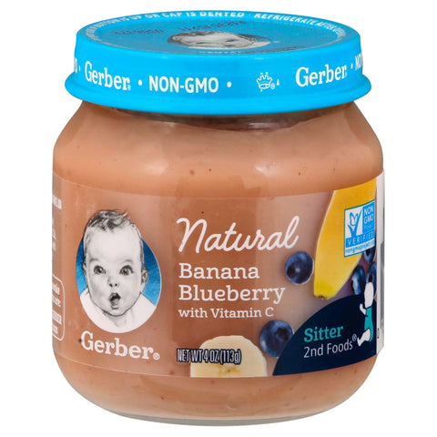 Gerber Banana Blueberry 4 oz