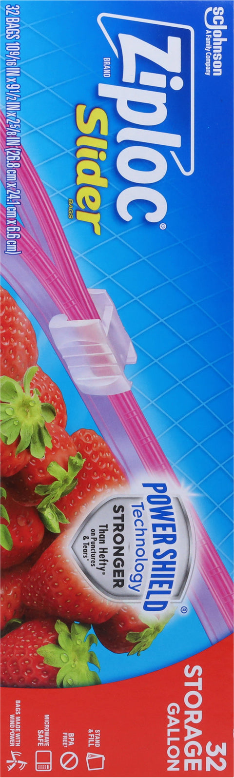 Ziploc Gallon Storage Slider Bags 32 CT