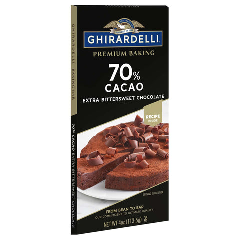 Ghirardelli Bittersweet 70% Cocoa Baking Bar 4 OZ