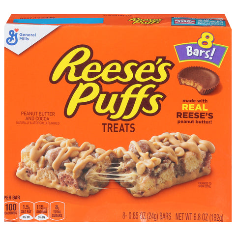General Mills Peanut Butter And Cocoa Treat Bars 6.8 OZ