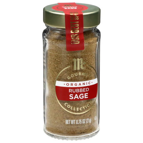 McCormick Organic Rubbed Sage - 0.75 OZ 3 Pack
