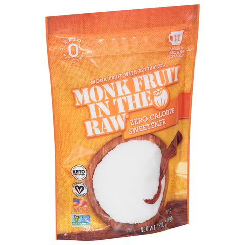 Monk Fruit In The Raw Keto Formula Sweetener 16 OZ