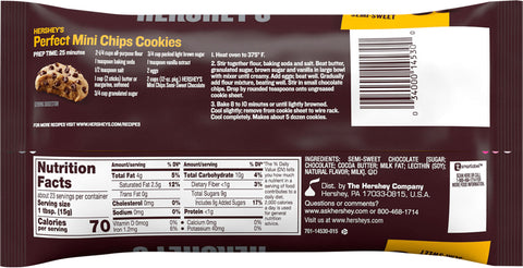 Hershey's Baking Chips Minis 12 OZ