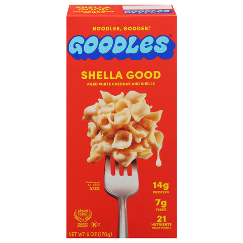 Goodles Shella Good Noodles 6 oz - 12 Pack
