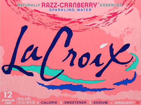 La Croix Cran-Raspberry Sparkling Water 144 FZ
