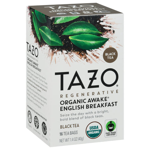 Tazo Organic Tea Black Awake English Breakfast 16 CT