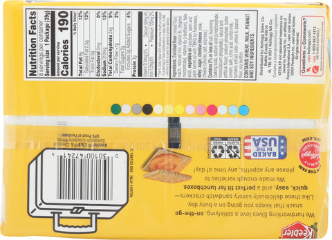Keebler Sandwich Cracker Club & Cheddar 11 OZ